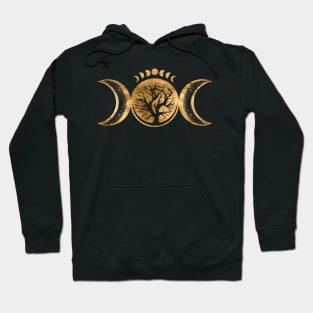 Triple Moon - Tree of life Ornament Hoodie